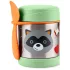 Skip Hop Zoo Ételtermosz Kanállal és Villával Mosómedve Mintás 325ml - Rozsdamentes Acél, Duplafalú, BPA-mentes Ételtároló 3 Éves Kortól