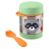 Skip Hop Zoo Ételtermosz Kanállal és Villával Mosómedve Mintás 325ml - Rozsdamentes Acél, Duplafalú, BPA-mentes Ételtároló 3 Éves Kortól
