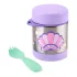 Skip Hop Spark Style Ételtermosz Kanállal és Villával Kagyló Mintás 325ml - Rozsdamentes Acél, Duplafalú, BPA-mentes Ételtároló 3 Éves Kortól