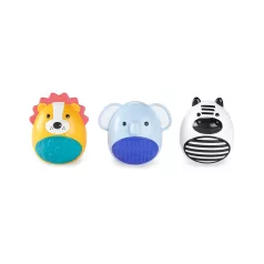   Skip Hop Jungle Beats Shaker Csörgő 3 Hónapos Kortól - Könnyen Fogható, Fejlesztő Rázókás Baba Játék a Ritmusérzék Támogatására