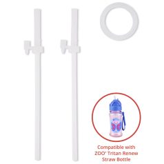   Skip Hop Szívószál Tartalék Készlet Zoo Tritan Kulacshoz 2db - BPA-mentes, Biztonságos és Könnyen Tisztítható Pótszívószál Gyermekkulacshoz