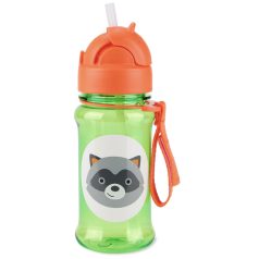   Skip Hop Zoo Mosómedve Tritán Szívószálas Kulacs 355ml - Tartós, Szivárgásmentes és BPA-mentes Itatópohár 12 Hónapos Kortól