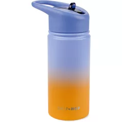   Skip Hop Ombré Kék Rozsdamentes Acél Szívószálas Palack 450ml - Tartós Kulacs Óvodába és Utazáshoz