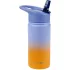 Skip Hop Ombré Kék Rozsdamentes Acél Szívószálas Palack 450ml - Tartós Kulacs Óvodába és Utazáshoz