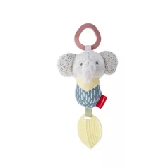 Skip Hop Bandana Buddies Elefánt Függeszthető Játék Rágókával Újszülött Kortól – Csilingelő Hanggal és Texturált Rágókával