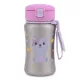 Skip Hop Besties Squad Cica Rozsdamentes Acél Itatópohár Szívószállal 350ml, BPA-Mentes Gyerek Kulacs 12 Hónapos Kortól