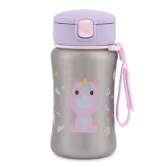 Skip Hop Besties Squad Unicorn Szívószálas Kulacs 12 Hónapos Kortól, BPA-Mentes, Gyermekbarát Iváshoz, Óvodába és Kiránduláshoz - NaturalBabyShop.hu termékkép