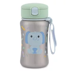 Skip Hop Besties Squad Elephant Szívószálas Kulacs 12 Hónapos Kortól, BPA-Mentes, Gyermekbarát Iváshoz, Óvodába és Kiránduláshoz - NaturalBabyShop.hu termékkép