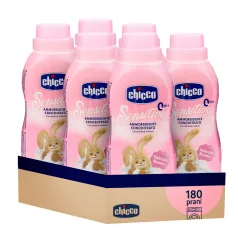   Chicco Öblítő Koncentrátum Virágölelés 6x750ml (6x30 mosás) - Puha Ruhák, Kímélő Ápolás és Virágos Illat
