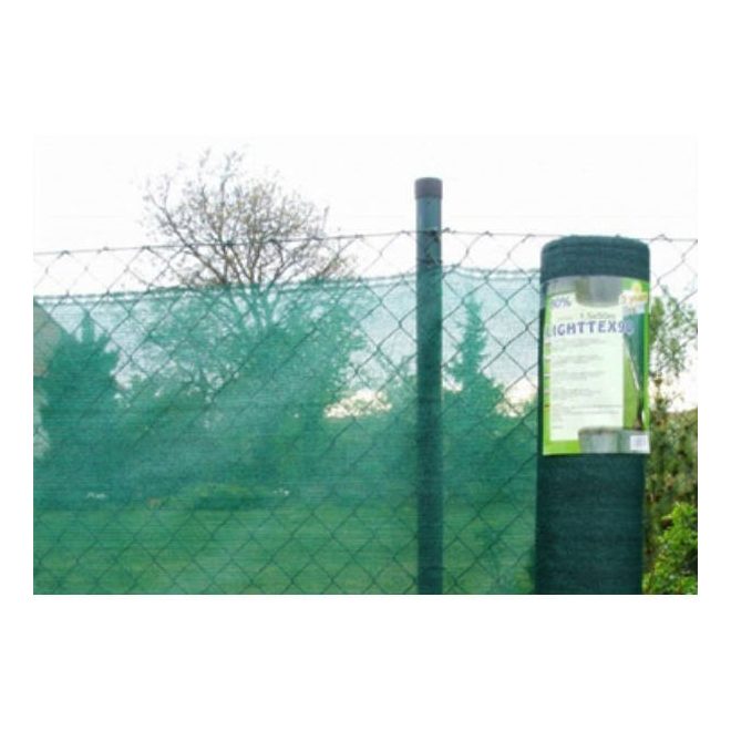 LIGHTTEX Árnyékoló Háló 1.5x50m Zöld - 80% Takarással, UV-álló Védelem Medence Fölé és Kerítésre