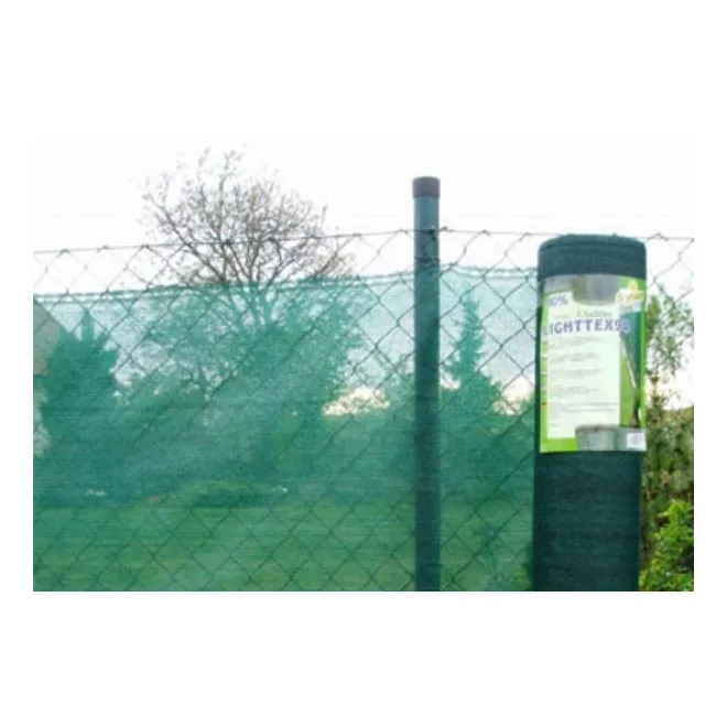 LIGHTTEx Árnyékoló Háló 1.5x50m Zöld - 80% Takarással, UV-álló Védelem Medence Fölé és Kerítésre