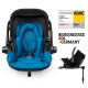 Kiddy Evoluna i-Size 2 Autós Gyerekülés Isofix Alappal 40-83cm Summer Blue - Prémium Védelem, Ergonomikus Fekvőpozíció Újszülötteknek
