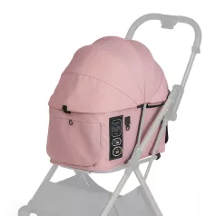 Fikago FTG2 Mist Pink Kupola és Huzat Kisállat Babakocsihoz, Egyedi Megjelenéshez és Kényelmesebb Kisállat Sétákhoz - NaturalBabyShop.hu termékkép