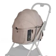 Fikago FTG2 Sandy Beige Kupola és Huzat Kisállat Babakocsihoz, Egyedi Megjelenéshez és Kényelmesebb Kisállat Sétákhoz - NaturalBabyShop.hu termékkép
