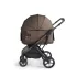 FikaGO Toggle Fika Brown Összecsukható Kisállat-Babakocsi Levehető Kabinnal, Kutyáknak és Macskáknak, 30kg-ig