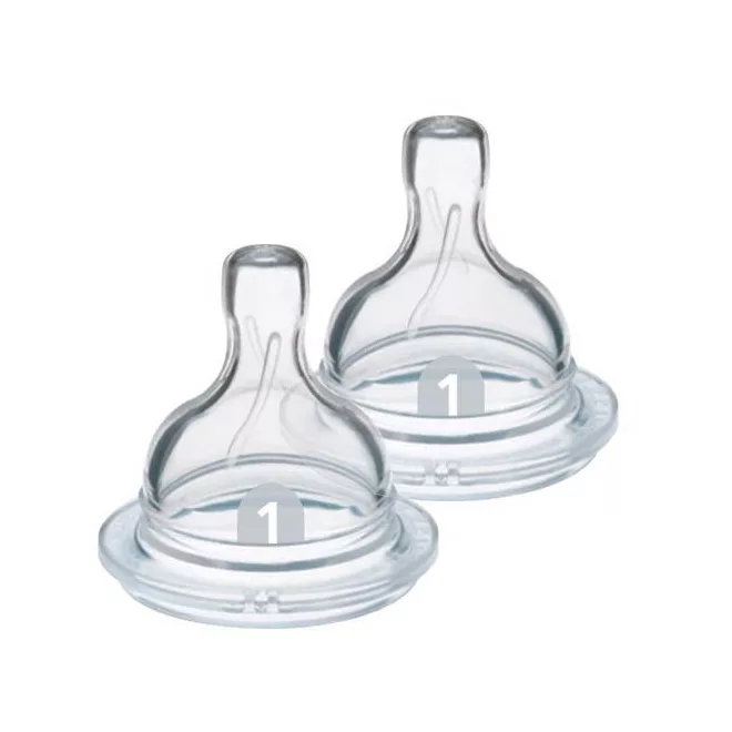 Philips Avent SCF631/27 Classic Szilikon Etetőcumi 1 Lyukú Újszülött Kortól - Baba Komfortjához Praktikus Megnyugtató Kiegészítő