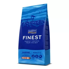   Fish4Dogs Finest Szardínia Édesburgonyával Kis Szemcsés Száraz Kutyatáp Felnőtt Kutyáknak 6kg, Teljes Értékű Halas Receptúra