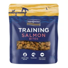   Fish4Dogs Kiképző Jutalomfalat Kutyáknak Lazac 80g, Apró Falatok Tréninghez és Pozitív Megerősítéshez