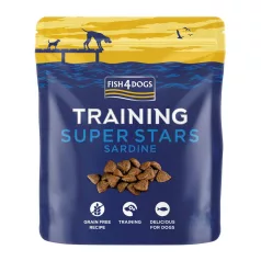   Fish4Dogs Kiképző Jutalomfalat Kutyáknak Szardínia 150g, Halas Motiváció Tanításhoz és Gyakorláshoz