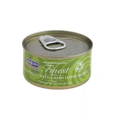   Fish4Cats Finest Tonhal Kagylóval Macskakonzerv 70g, Halas Csemege Macskáknak