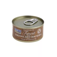   Fish4Cats Finest Szardínia Makrélával Macskakonzerv 70g, Halas Csemege Macskáknak