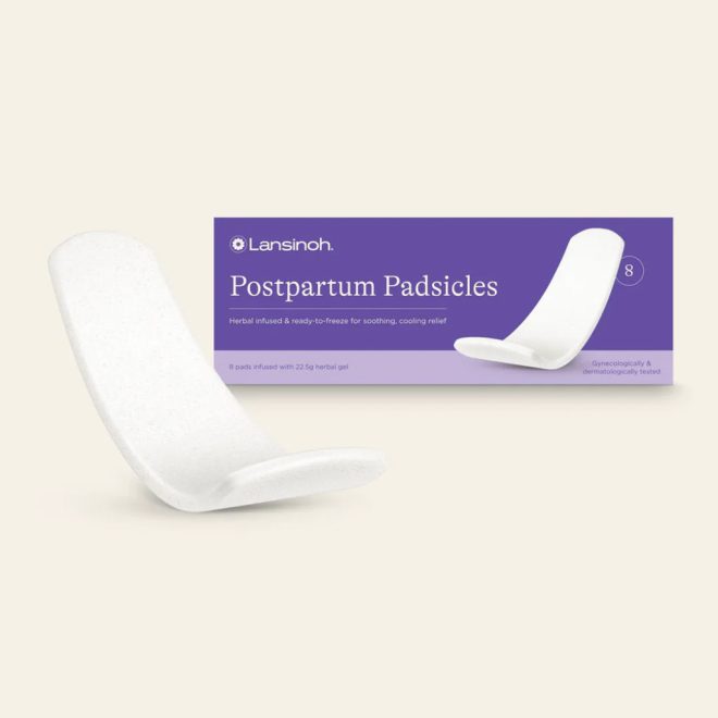 Lansinoh Padsicles Hűsítő Szülés Utáni Betét 8db - Nyugtató Gyógynövényes Anyasági Betét
