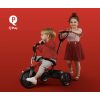 QPlay Ant Plus Rózsaszín Összecsukható Tricikli - Szülőkormányos, Állítható Ülés és EVA Kerekek, 2-6 Éves Gyermekeknek, 25kg-ig Terhelhető