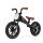 QPlay Feduro Fekete Futóbicikli - Motorkás Dizájn, Állítható Ülés, 12" Felfújható Kerekekkel, 3-6 Éves Gyermekeknek, 30kg-ig Terhelhető