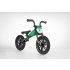 QPlay Feduro Zöld Futóbicikli - Motorkás Dizájn, Állítható Ülés, 12" Felfújható Kerekekkel, 3-6 Éves Gyermekeknek, 30kg-ig Terhelhető