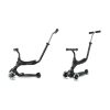QPlay Sema Pro 5 az 1-ben Átalakítható Roller LED Kerekekkel - Ülőkével, Állítható Kormánnyal, 1-6 Éves Gyermekeknek, 50kg-ig Terhelhető, Fekete