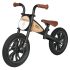 QPlay Feduro Beige Futóbicikli 3-6 Éves Gyermekeknek - Állítható Ülés, Felfújható Kerekek, Motorkerékpár Stílusú Dizájn