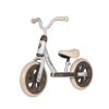 QPlay Trainer Futóbicikli Silver - 2-4 Éves Gyermekeknek, 30kg-ig - Retro Dizájn, Könnyű Váz és Állítható Ülés