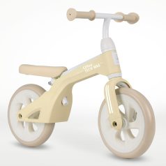   QPlay Tech Futóbicikli Cream - 2-4 Éves Gyermekeknek, 30kg-ig - Állítható Ülés és Kormány, Könnyű EVA Kerekek
