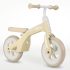 QPlay Tech Futóbicikli Cream - 2-4 Éves Gyermekeknek, 30kg-ig - Állítható Ülés és Kormány, Könnyű EVA Kerekek