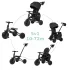 Qplay Nova Max Tricikli 5 az 1-ben Fekete 10-72 Hónapos Korig – NaturalBabyShop részletes termékkép és vásárlási információ