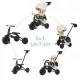 Qplay Nova Max Tricikli 5 az 1-ben Bézs 10-72 Hónapos Korig – NaturalBabyShop részletes termékkép és vásárlási információ