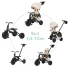 Qplay Nova Max Tricikli 5 az 1-ben Bézs 10-72 Hónapos Korig – NaturalBabyShop részletes termékkép és vásárlási információ
