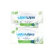 WaterWipes Hydrating Clean Műanyagmentes Nedves Törlőkendő 12x60db - Természetes Aloe Vera és Grapefruitmag Kivonattal, 99,9% Tisztított Vízzel, Hidratáló Ápolás Érzékeny Bababőrre