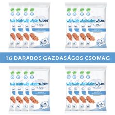   WaterWipes Biológiailag Lebomló Törlőkendők Műanyagmentes 16x28db - 99,9% Tisztított Víz és Grapefruit Kivonat, Újszülöttkortól (448db)