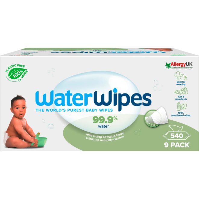 WaterWipes Biodegradable Szappanbogyó Törlőkendő Super Value Pack 540db