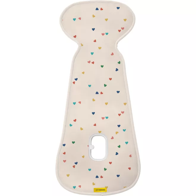 AeroMoov Confetti Hearts Limited Babakocsi Betét - Kényelmesebb Utazáshoz, Jobb Szellőzésért és Komfortért