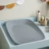 Nattou Softy Grey BPA-Mentes Puha Pelenkázó Alátét 50x70cm - Praktikus Pelenkázáshoz és Stílusos Környezethez