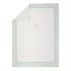   Nattou Takaró Baba Kétoldalas Velúr/pamut 135x100cm Mila Zoe & Lana - Puha Melegséghez és Kényelmes Mindennapi Használathoz