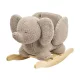 Nattou Teddy Plüss Hintaló Elefánt Taupe - Puha Fejlesztő Játék 10 Hónapos Kortól
