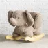 Nattou Teddy Plüss Hintaló Elefánt Taupe - Puha Fejlesztő Játék 10 Hónapos Kortól