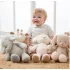 Nattou Plüss Játék Teddy Elefánt 30cm Újszülött Kortól - Készségfejlesztő Játékhoz Vidám Babás Felfedezéshez