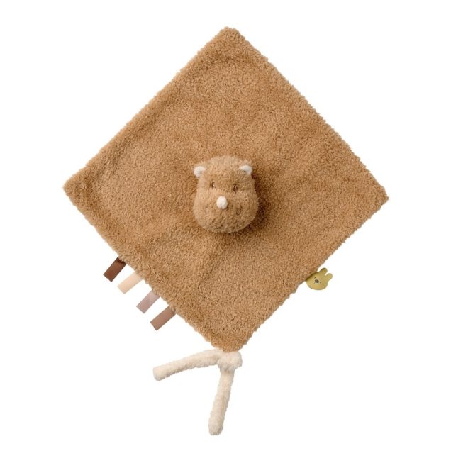 Nattou Teddy Orrszarvú Plüss Játék 28x28cm - Puha Baba Játék Újszülött Kortól