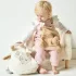 Nattou Teddy Orrszarvú Plüss Játék 28x28cm - Puha Baba Játék Újszülött Kortól
