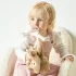 Nattou Teddy Orrszarvú Plüss Játék 28x28cm - Puha Baba Játék Újszülött Kortól