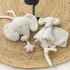 Nattou Teddy Elefánt Zenélő Játék 16cm - Puha Altató Baba Játék Újszülött Kortól